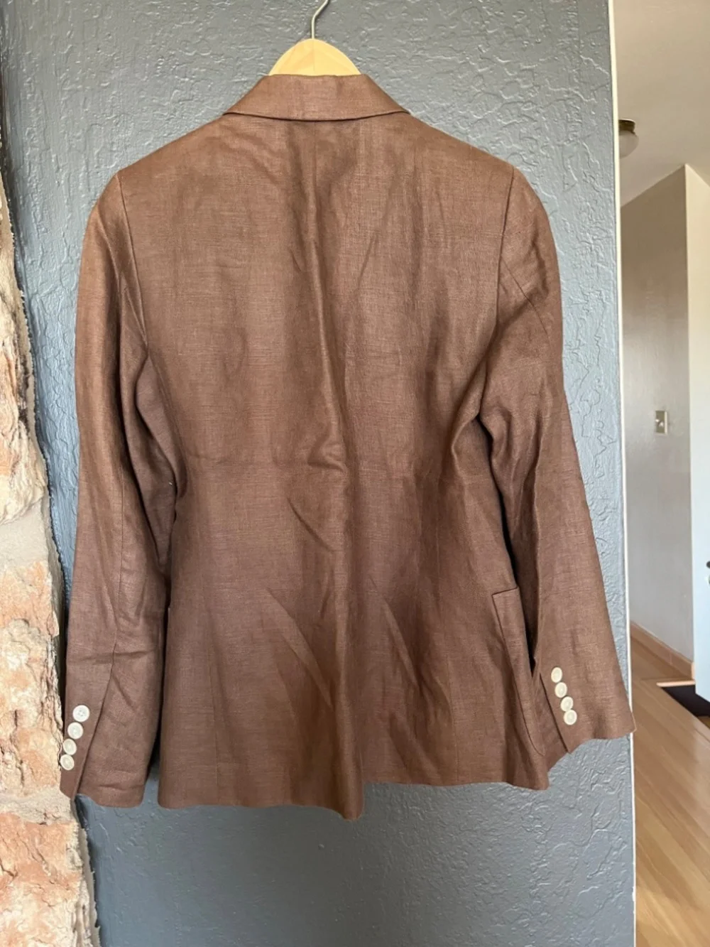 Ralph Lauren Petite Linen blazer 4P - Picture 3 of 3